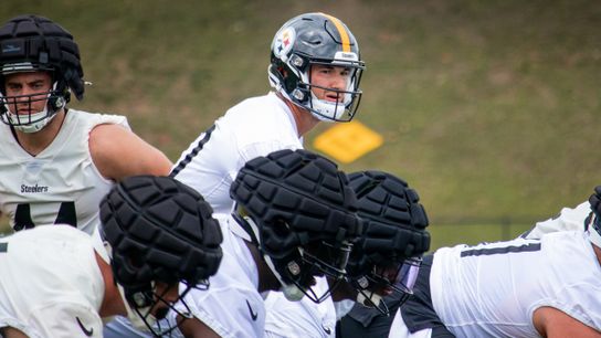 Trubisky sounds ready to lead Steelers' offense in his own style taken in Latrobe, Pa. (Steelers)